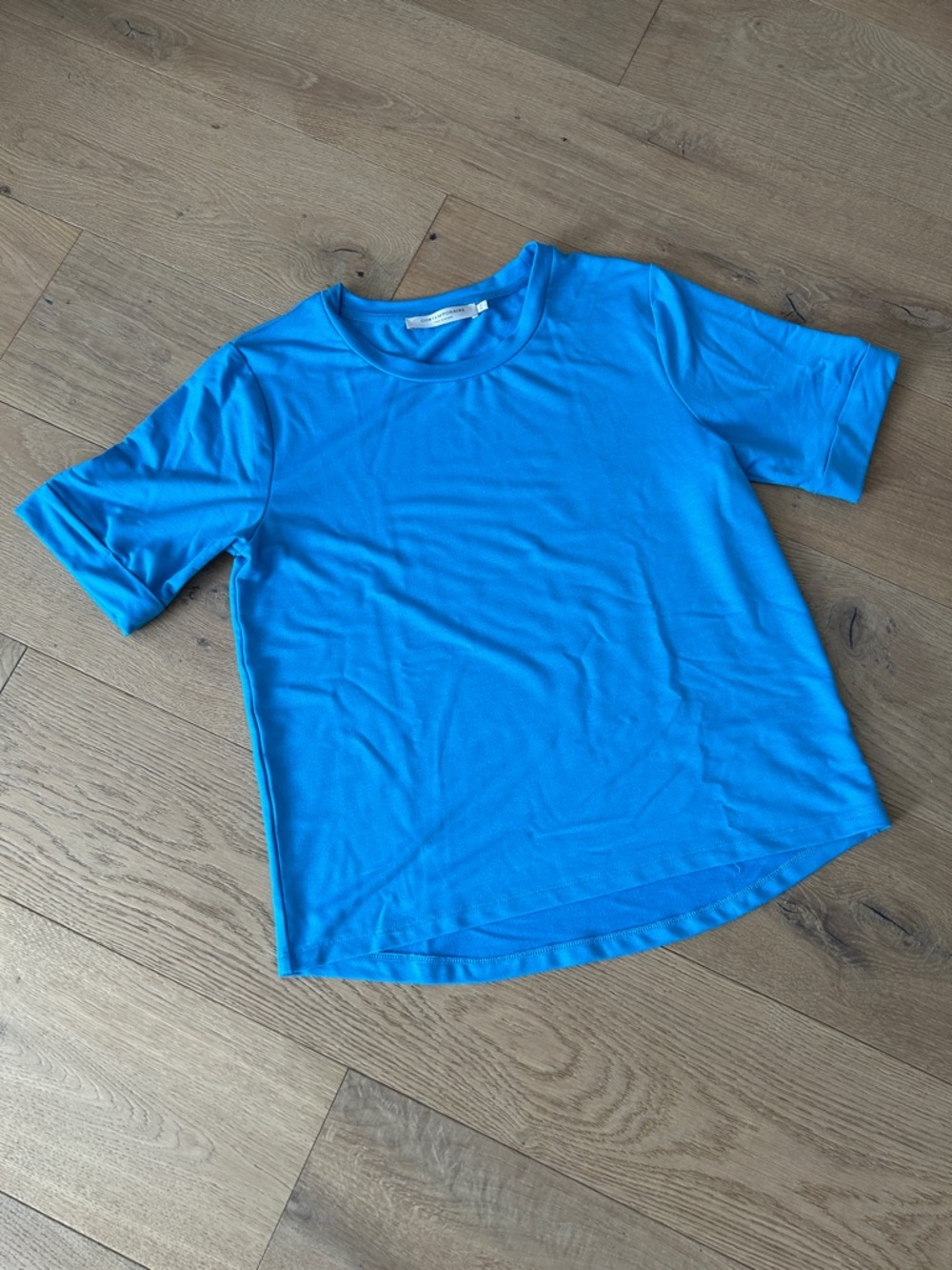 Simons Turquoise-Blue Short Sleeve Crewneck Tee